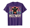 Meowdy Black Cat Cacti Howdy Funny T-Shirt - Custom Art Print for Adults - T-Shirt, Sweatshirt, Hoodie