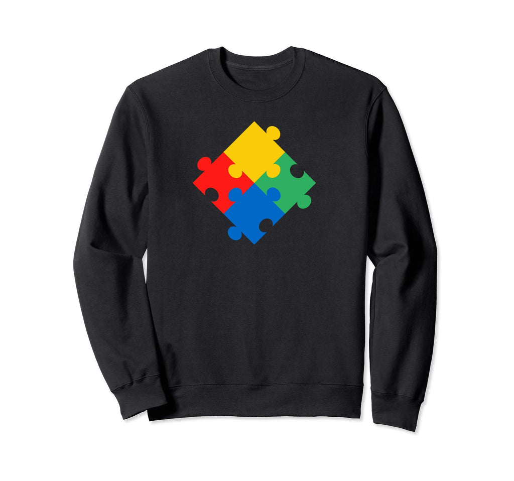 Autism Awareness Puzzle Therapist Sweatshirt - Novelty Apparel Men Women - T-Shirt, Sweatshirt, Hoodie
