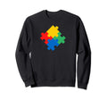 Autism Awareness Puzzle Therapist Sweatshirt - Novelty Apparel Men Women - T-Shirt, Sweatshirt, Hoodie