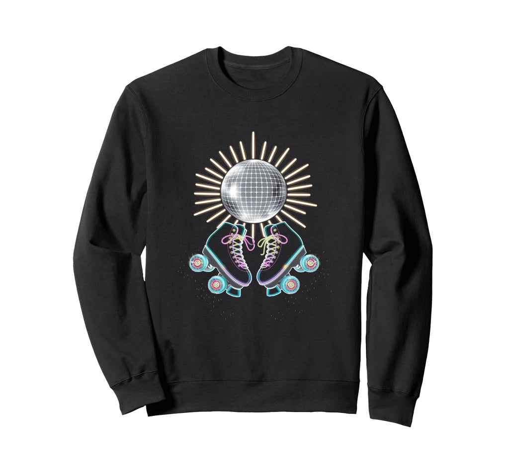 Rollerskates Funny 80S Roller Disco Sweatshirt - Aesthetic Graphic Unisex - T-Shirt, Sweatshirt, Hoodie