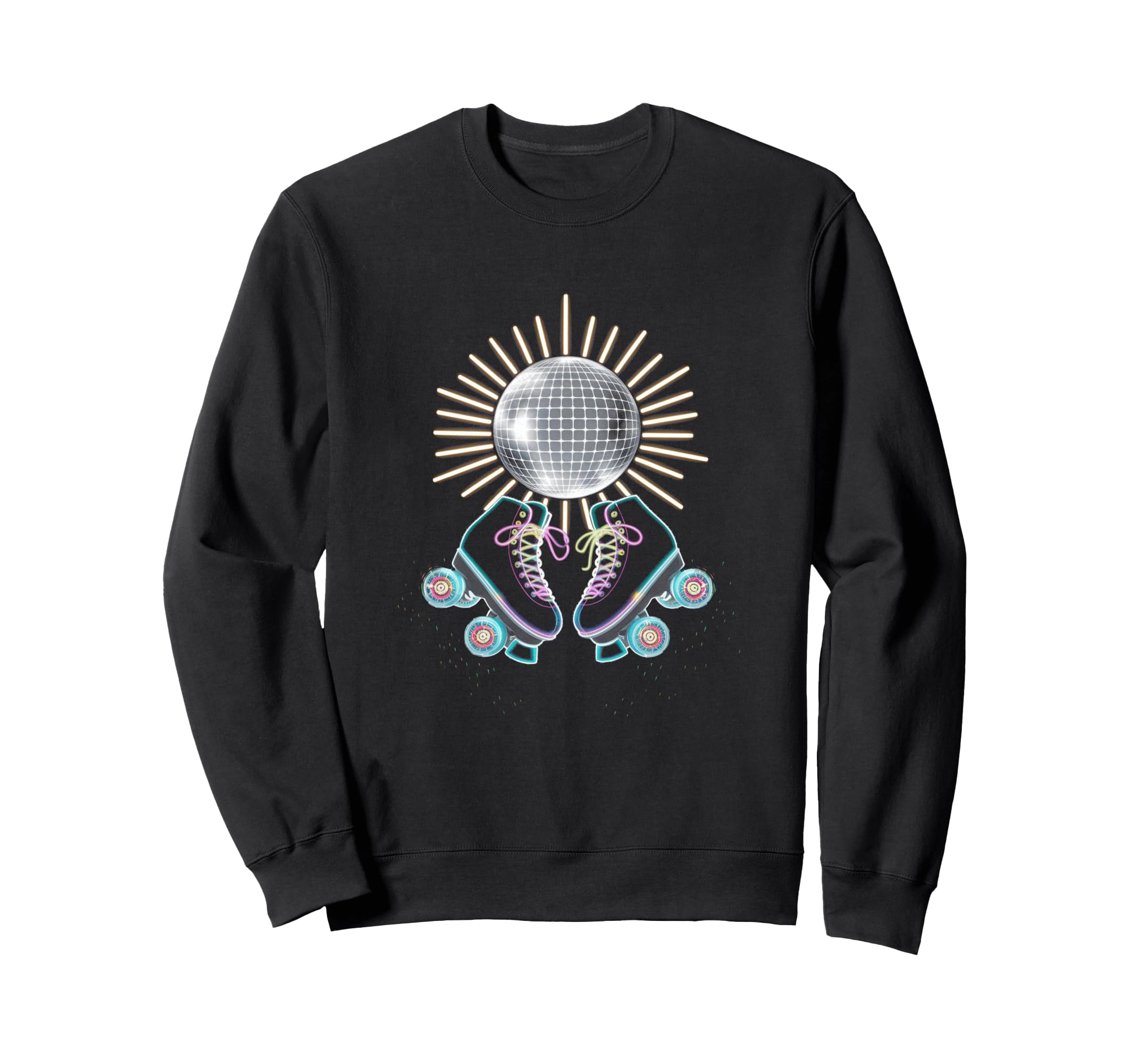 Rollerskates Funny 80S Roller Disco Sweatshirt - Aesthetic Graphic Unisex - T-Shirt, Sweatshirt, Hoodie
