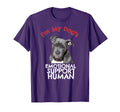 Pit Bull Dog Emotional Support T-Shirt - Casual Everyday Wear for Adults - T-Shirt, Sweatshirt, Hoodie
