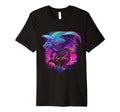 Cyberpunk Dragon Futuristic Outrun T-Shirt - Aesthetic Graphic Unisex - T-Shirt, Sweatshirt, Hoodie