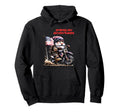 American Patriotic Biker Gnomes Hoodie - Graphic Print Unisex - T-Shirt, Sweatshirt, Hoodie