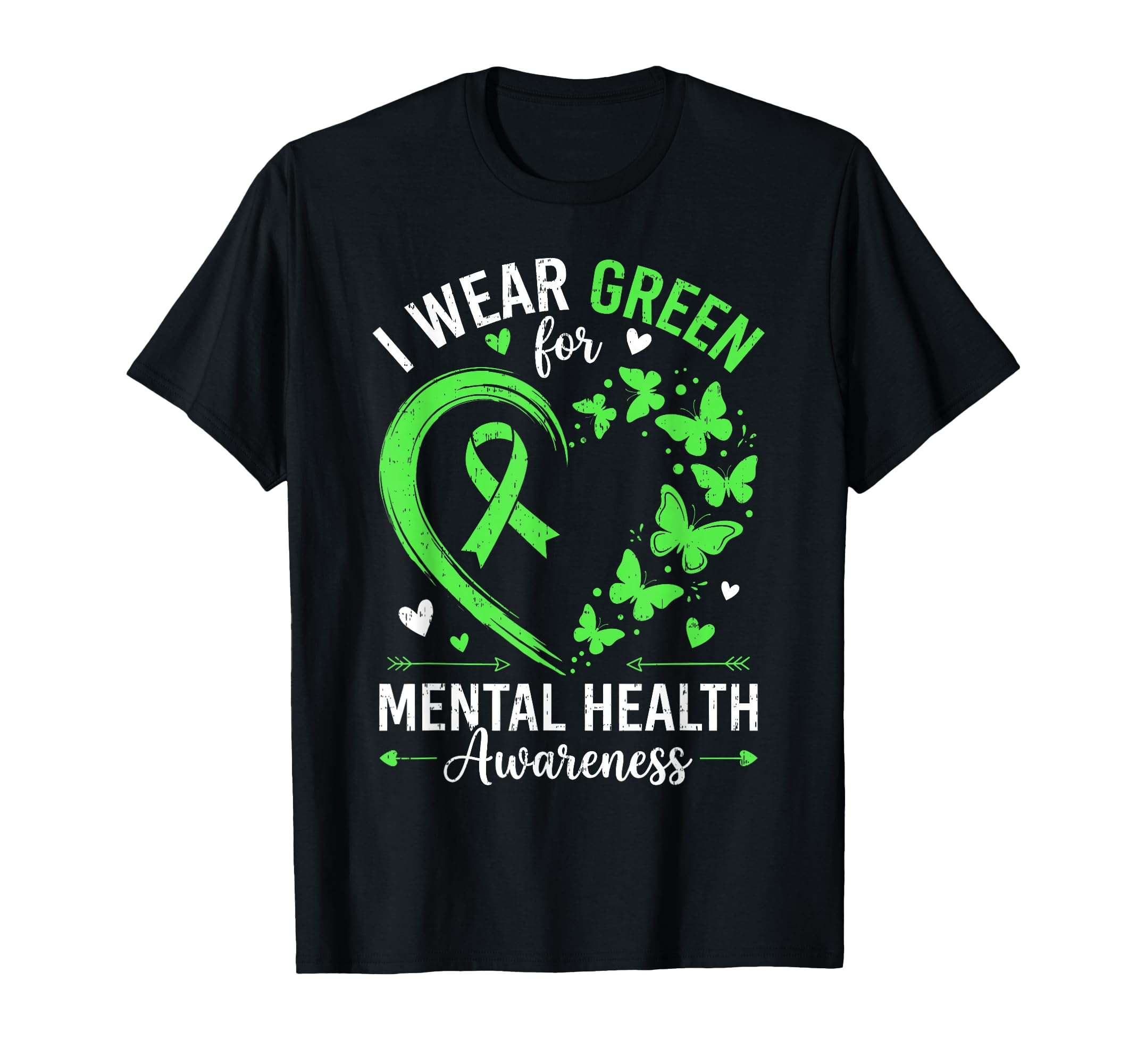End Stigma Sunflower Mental Health Awareness T-Shirt - Graphic Print Unisex - T-Shirt, Sweatshirt, Hoodie