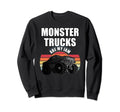 Monster Truck Are My Jam Sunset Sweatshirt - Custom Art Print for Adults - T-Shirt, Sweatshirt, Hoodie