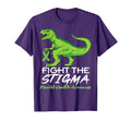Fight Stigma Mental Health Awareness Lime T-Shirt - Unique Graphic Unisex - T-Shirt, Sweatshirt, Hoodie