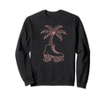 Palm Tree Roller Skate 70S 80S Sweatshirt - Novelty Apparel Unisex - T-Shirt, Sweatshirt, Hoodie
