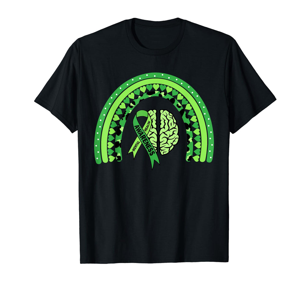 May We Wear Green Mental Health Awareness T-Shirt - Graphic Print Unisex - T-Shirt, Sweatshirt, Hoodie