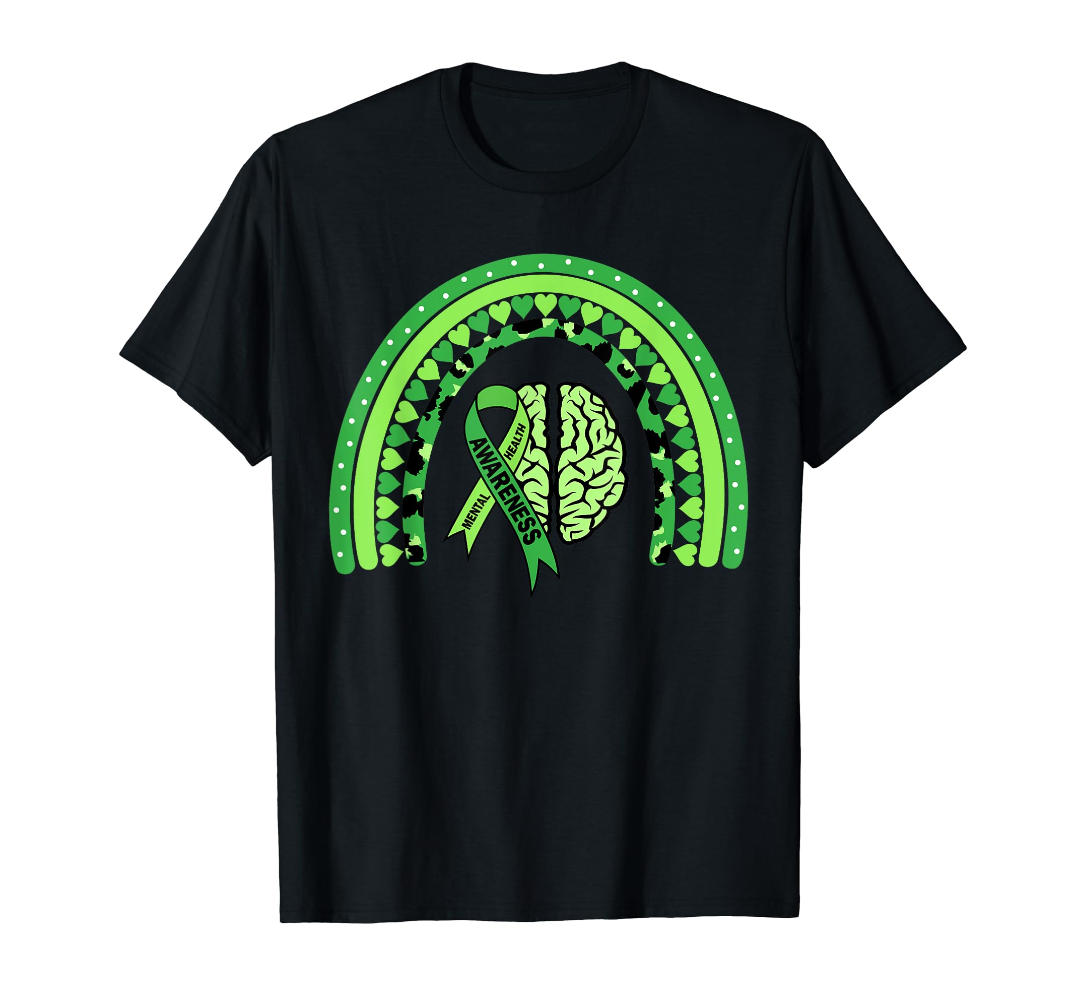 May We Wear Green Mental Health Awareness T-Shirt - Graphic Print Unisex - T-Shirt, Sweatshirt, Hoodie