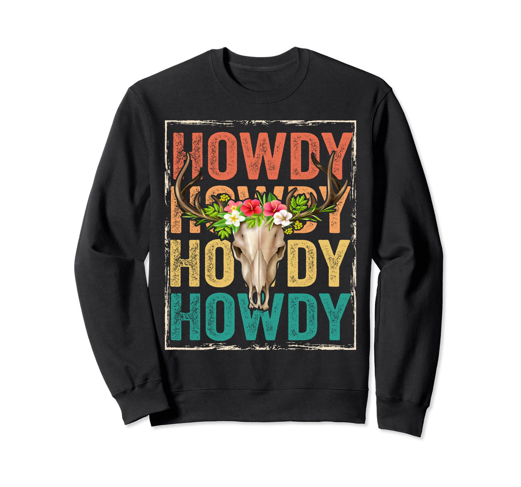 Cowgirl Rodeo Distressed Western Sweatshirt - Fun Novelty Design Unisex - T-Shirt, Sweatshirt, Hoodie