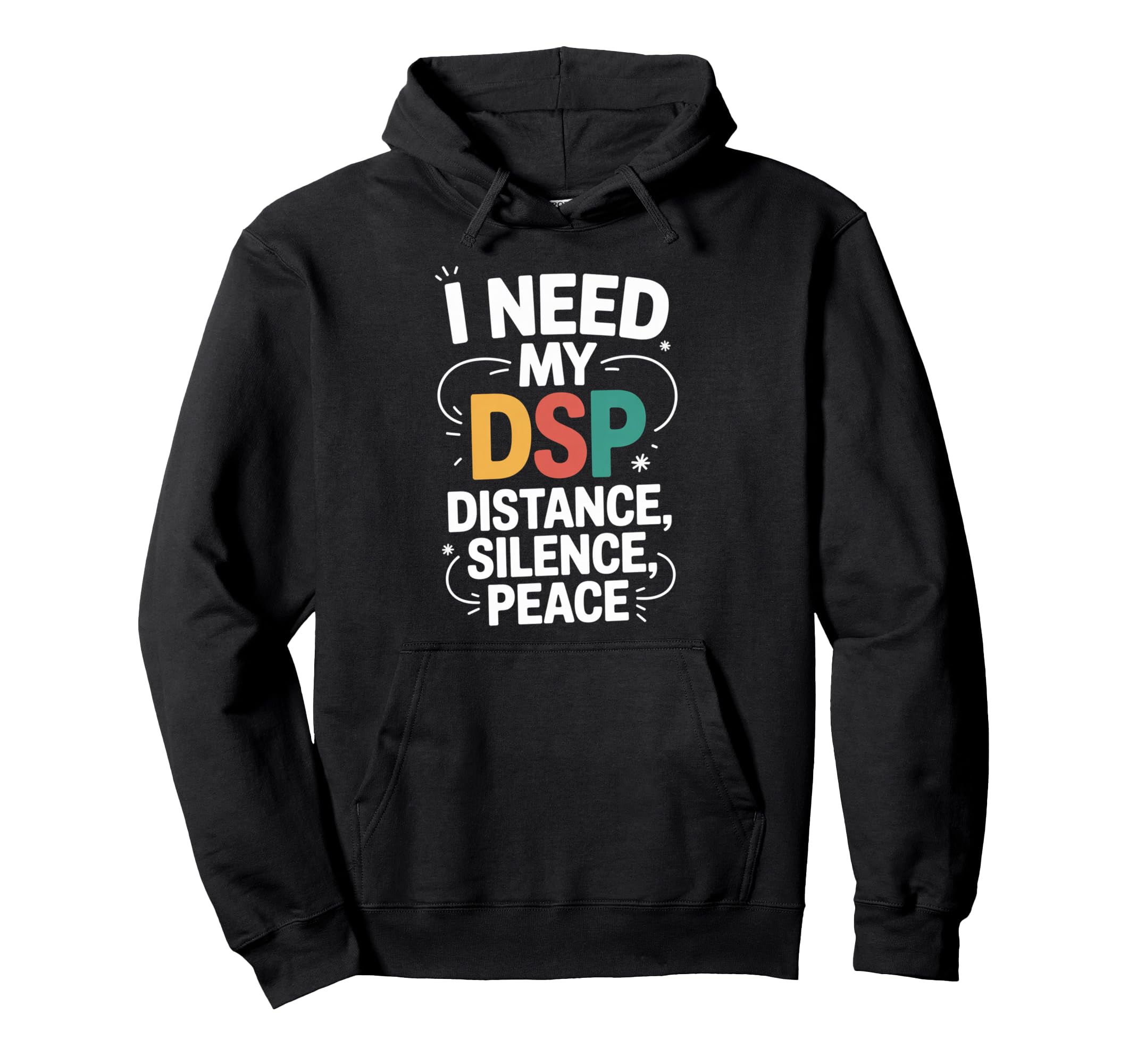 Distance Silence Peace Introvert Hoodie - Novelty Apparel Men Women - T-Shirt, Sweatshirt, Hoodie