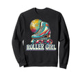 Roller Skating Skate 1970S Roller Sweatshirt - Minimalist Print Unisex - T-Shirt, Sweatshirt, Hoodie