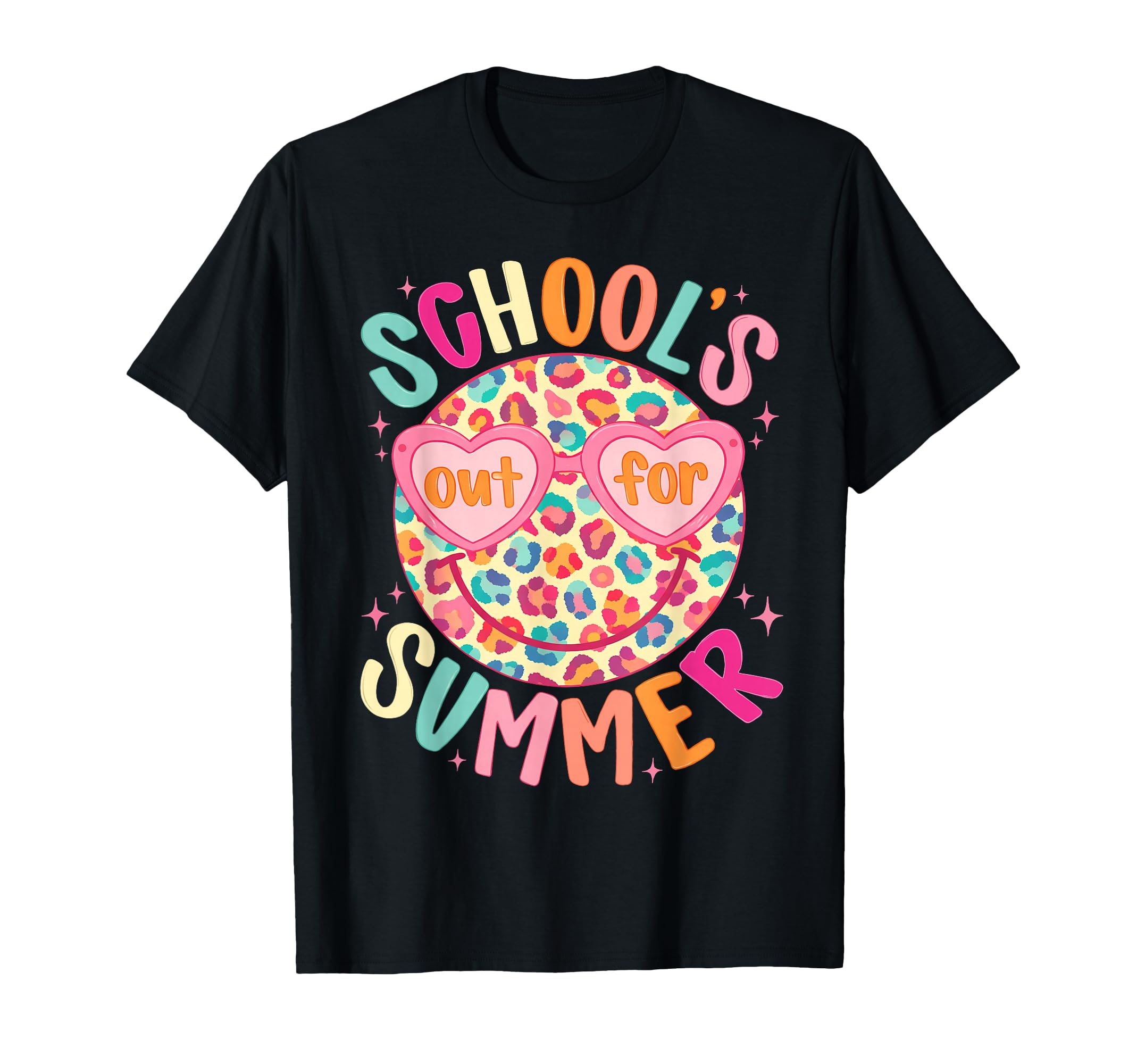 Schools Out Summer Smile Face T-Shirt - Streetwear Style for Adults - T-Shirt, Sweatshirt, Hoodie