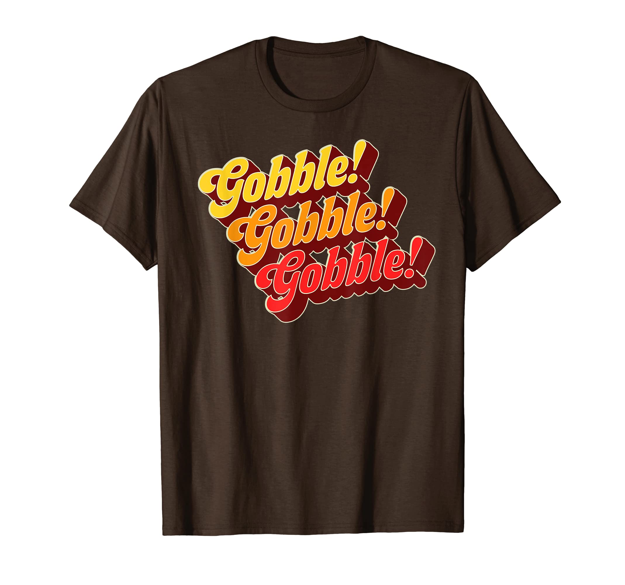 Gobble Gobble Thanksgiving Funny 70S T-Shirt - Minimalist Print for Adults - T-Shirt, Sweatshirt, Hoodie