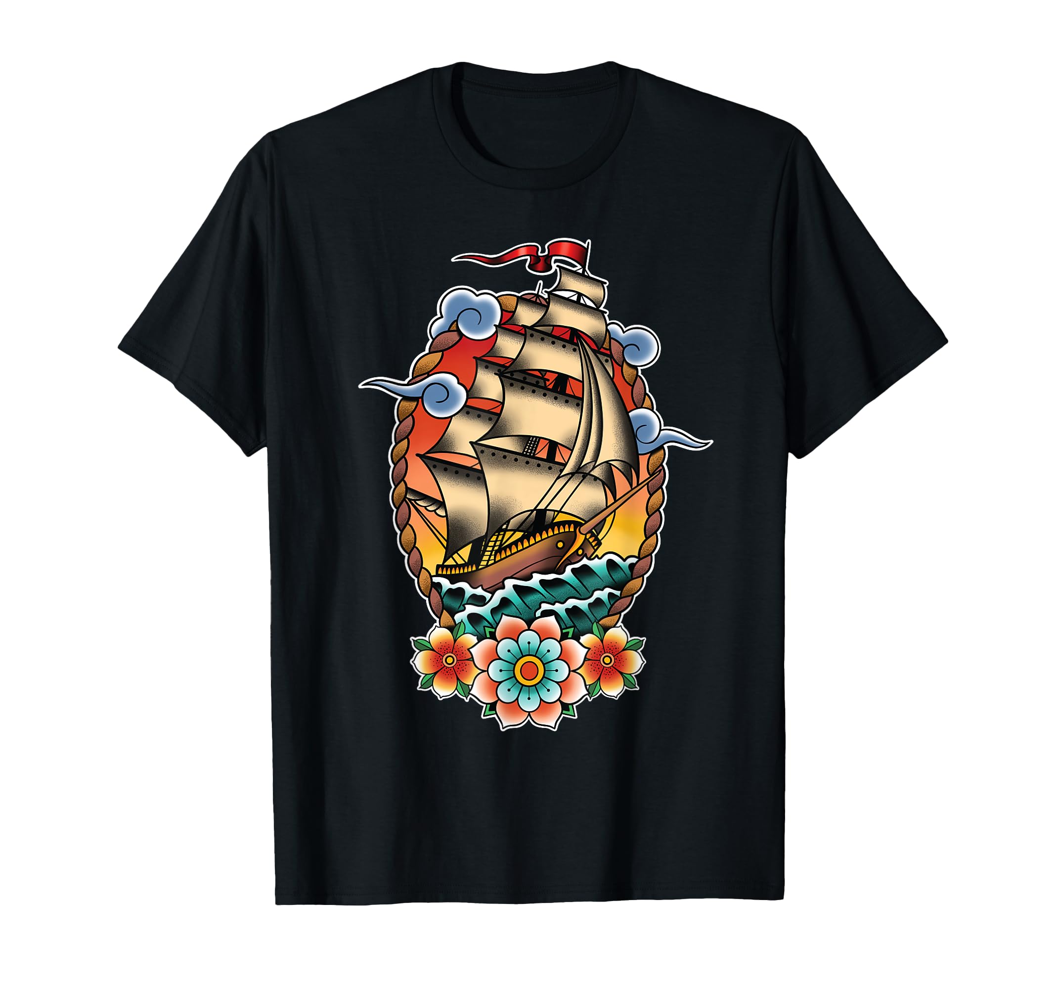 Old School American Traditional Tattoo T-Shirt - Fun Novelty Design Unisex - T-Shirt, Sweatshirt, Hoodie