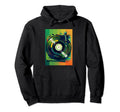 Vinyl Record Player Dj Music Hoodie - Fun Novelty Design for Adults - T-Shirt, Sweatshirt, Hoodie