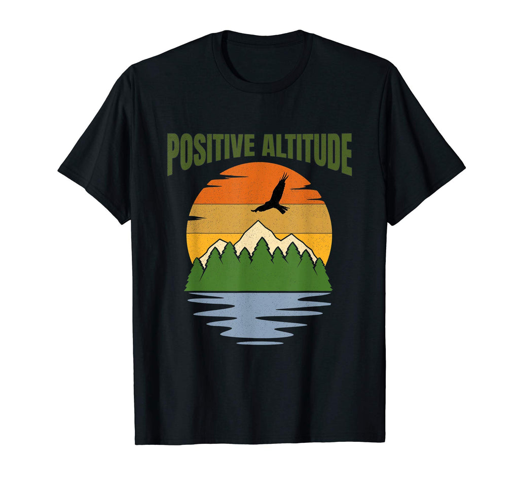 Positive Altitude Funny Pun Sunset T-Shirt - Trendy Graphic for Adults - T-Shirt, Sweatshirt, Hoodie