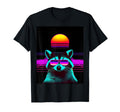 Funny Vaporwave Synthwave Racoon T-Shirt - Streetwear Style for Adults - T-Shirt, Sweatshirt, Hoodie