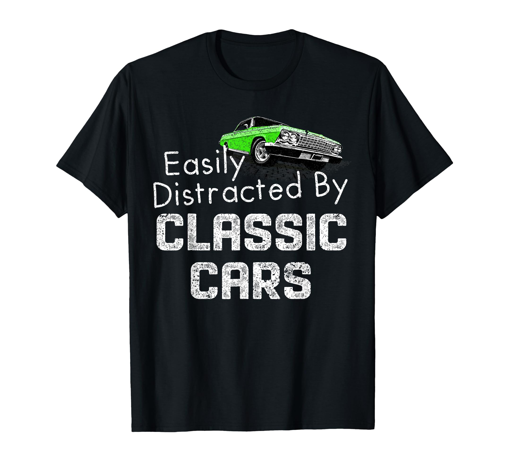 1962 62 Impala Easily Distracted Cars T-Shirt - Streetwear Style Unisex - T-Shirt, Sweatshirt, Hoodie
