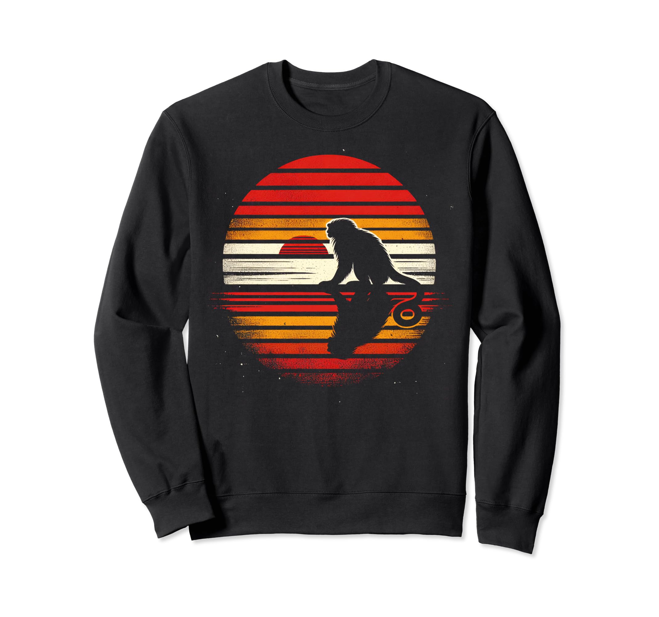 Tamarin Sunset Safari 70S Sweatshirt - Graphic Print Unisex - T-Shirt, Sweatshirt, Hoodie