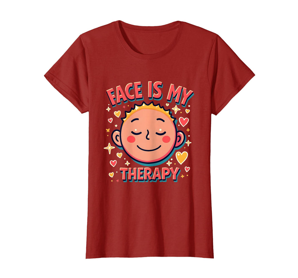 Face Is My Therapy Self Care T-Shirt - Trendy Graphic Men Women - T-Shirt, Sweatshirt, Hoodie