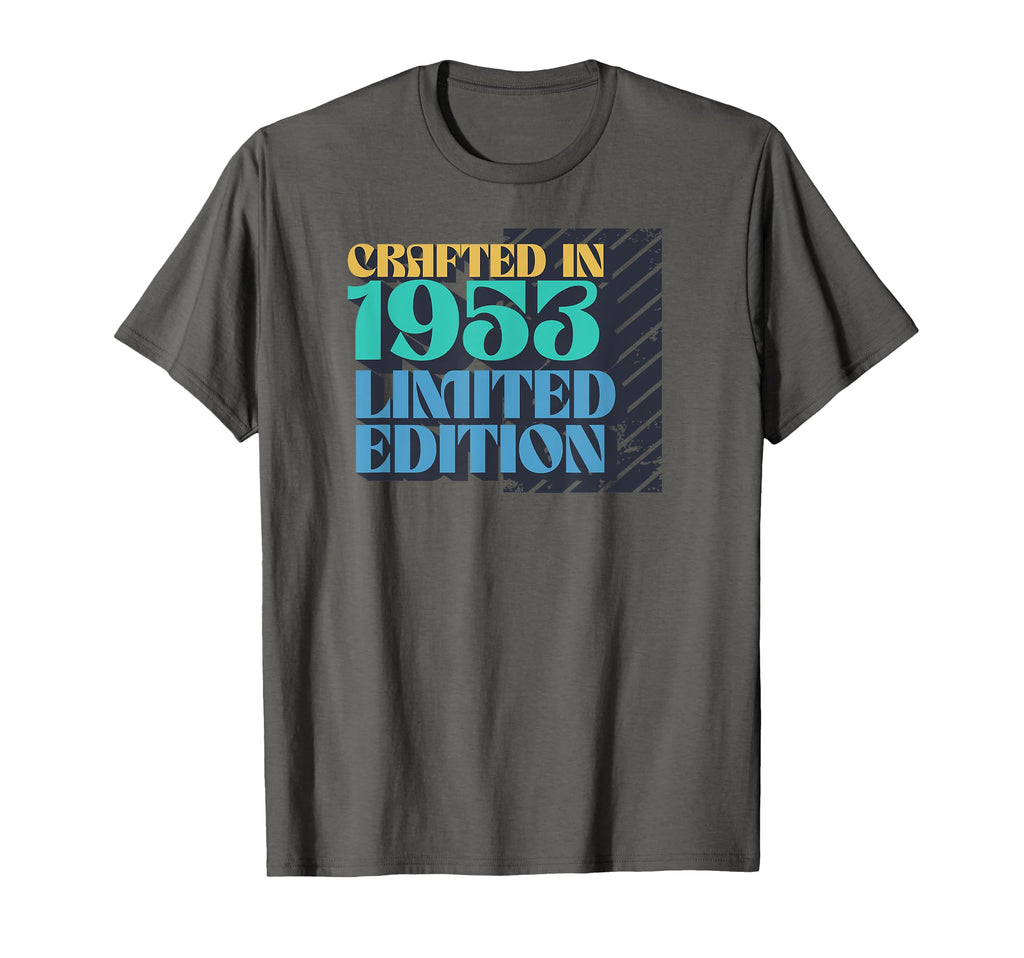 Born 1953 Birthday Typography T-Shirt - Streetwear Style for Adults - T-Shirt, Sweatshirt, Hoodie