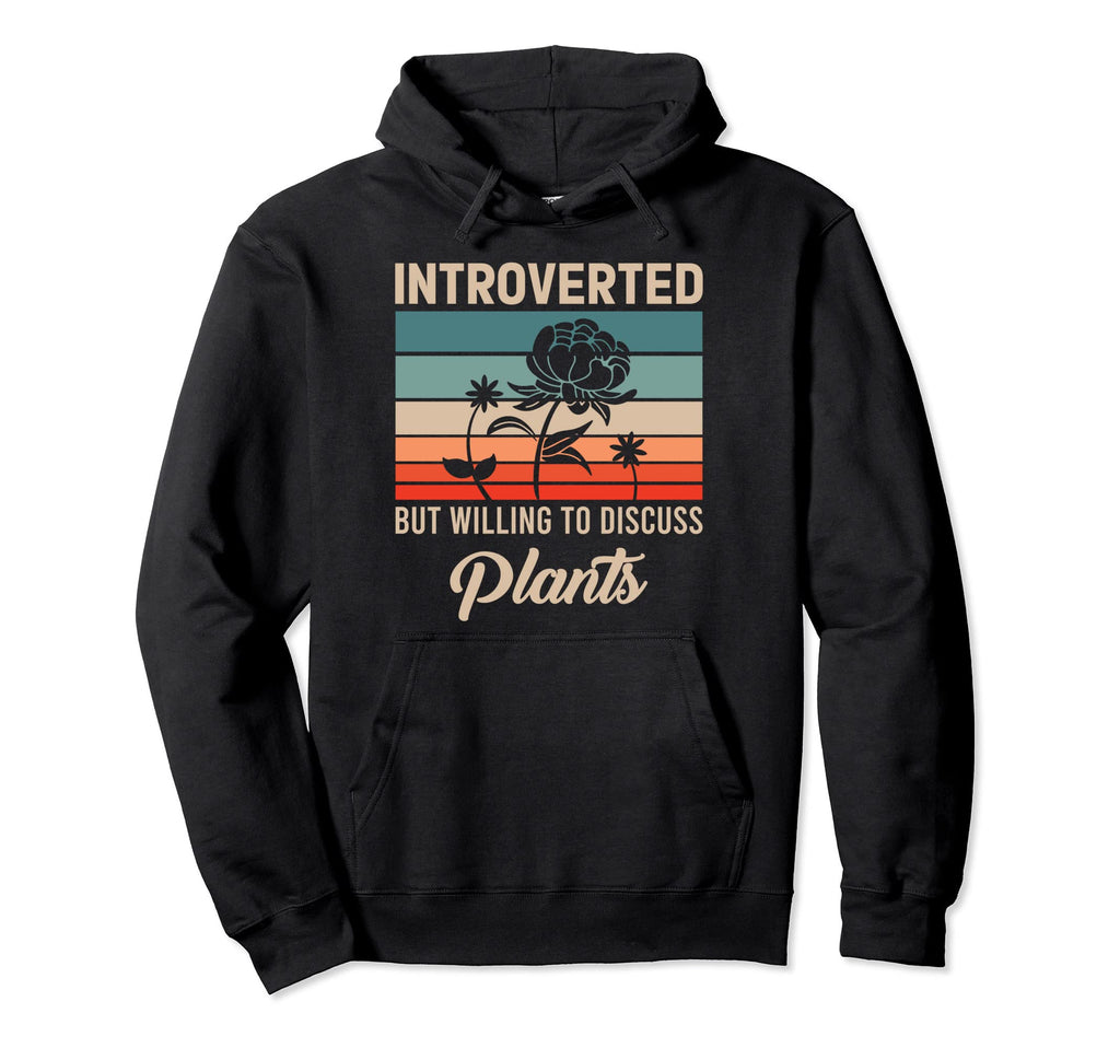Introverted But Willing To Discuss Hoodie - Minimalist Print Men Women - T-Shirt, Sweatshirt, Hoodie