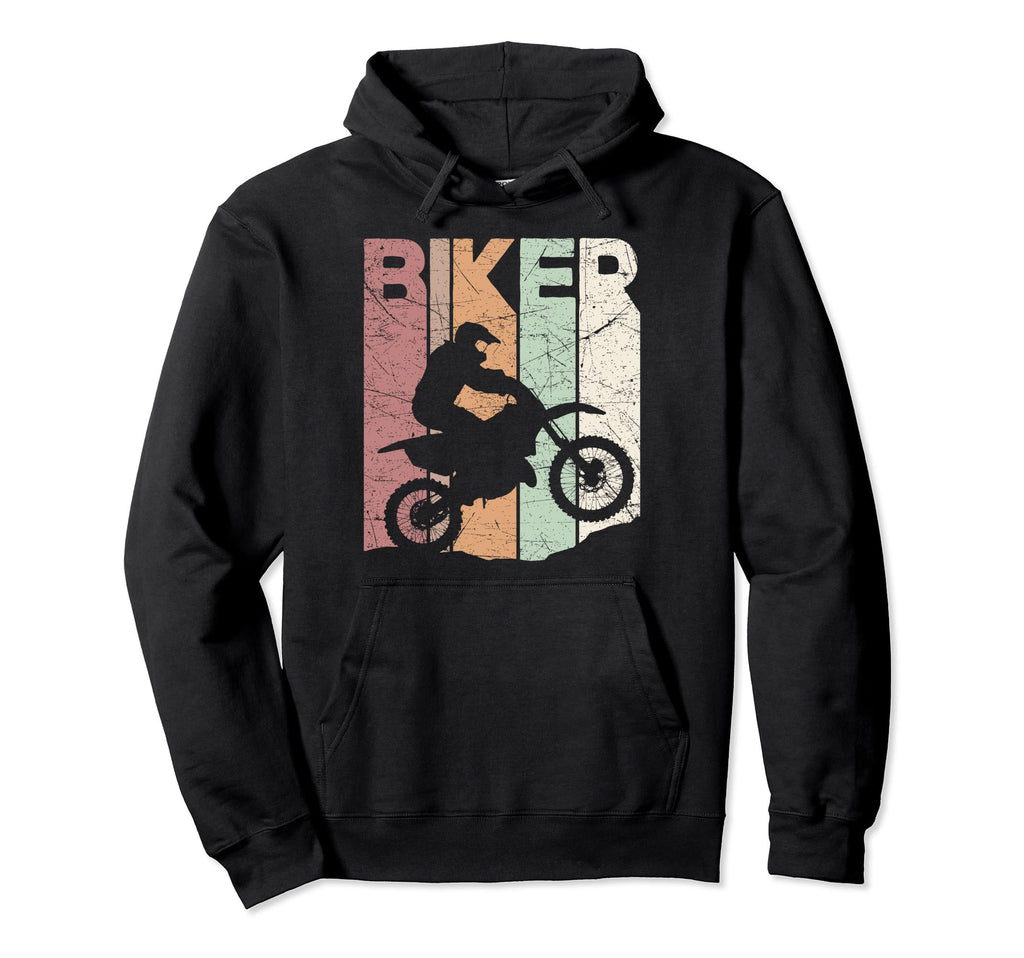 Motocross Biker Off Road Bike Rider Hoodie - Minimalist Print Men Women - T-Shirt, Sweatshirt, Hoodie