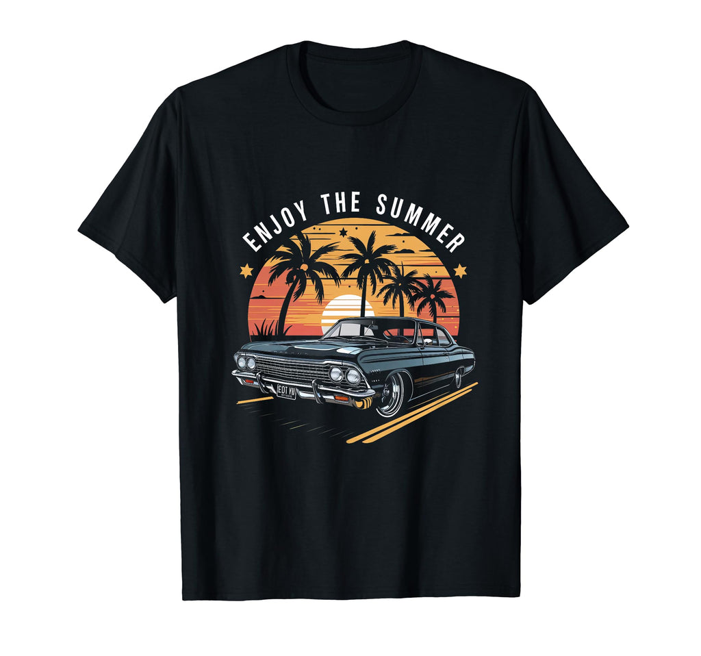 Enjoy Summer Car T-Shirt - Casual Everyday Wear Men Women - T-Shirt, Sweatshirt, Hoodie