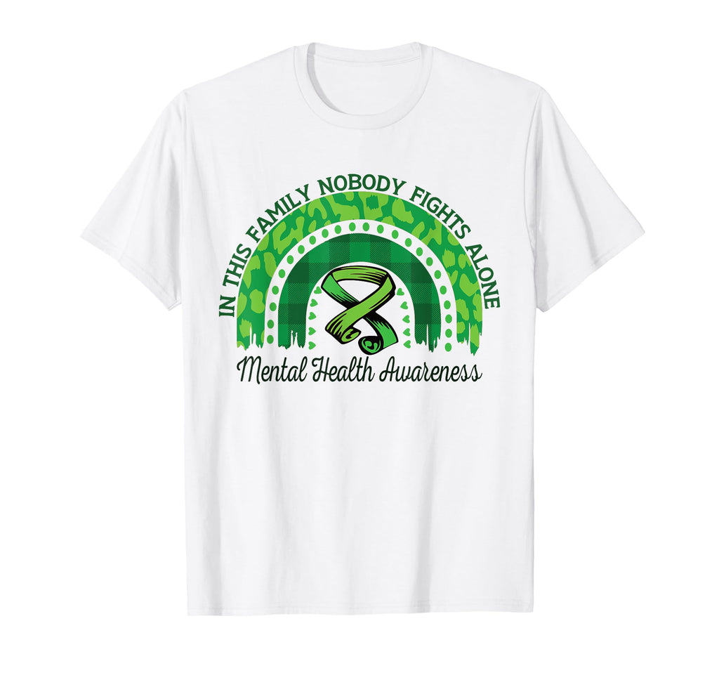 This Family Nobody Fights Alone T-Shirt - Novelty Apparel for Adults - T-Shirt, Sweatshirt, Hoodie