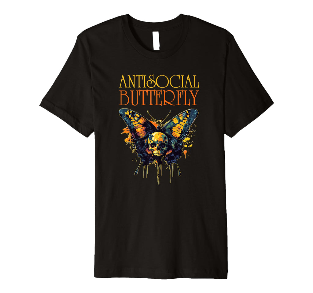 Antisocial Butterfly T-Shirt - Trendy Graphic for Adults - T-Shirt, Sweatshirt, Hoodie