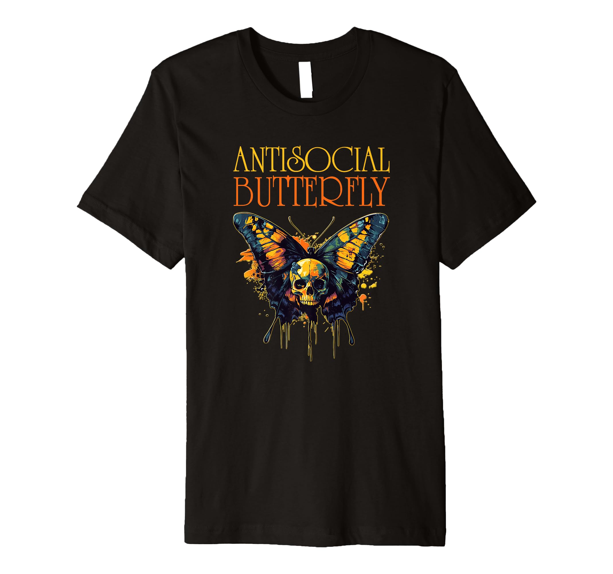 Antisocial Butterfly T-Shirt - Trendy Graphic for Adults - T-Shirt, Sweatshirt, Hoodie