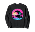 Moon Vaporwave Aesthetic 80S Sweatshirt - Custom Art Print Men Women - T-Shirt, Sweatshirt, Hoodie
