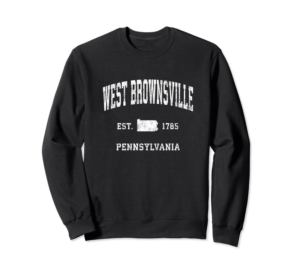 West Brownsville Pennsylvania Pa Sweatshirt - Custom Art Print Unisex - T-Shirt, Sweatshirt, Hoodie