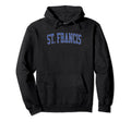 St Francis Wi Distressed Blue Varsity Hoodie - Minimalist Print Unisex - T-Shirt, Sweatshirt, Hoodie