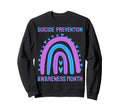 Suicide Awareness Prevention Sweatshirt - Aesthetic Graphic for Adults - T-Shirt, Sweatshirt, Hoodie