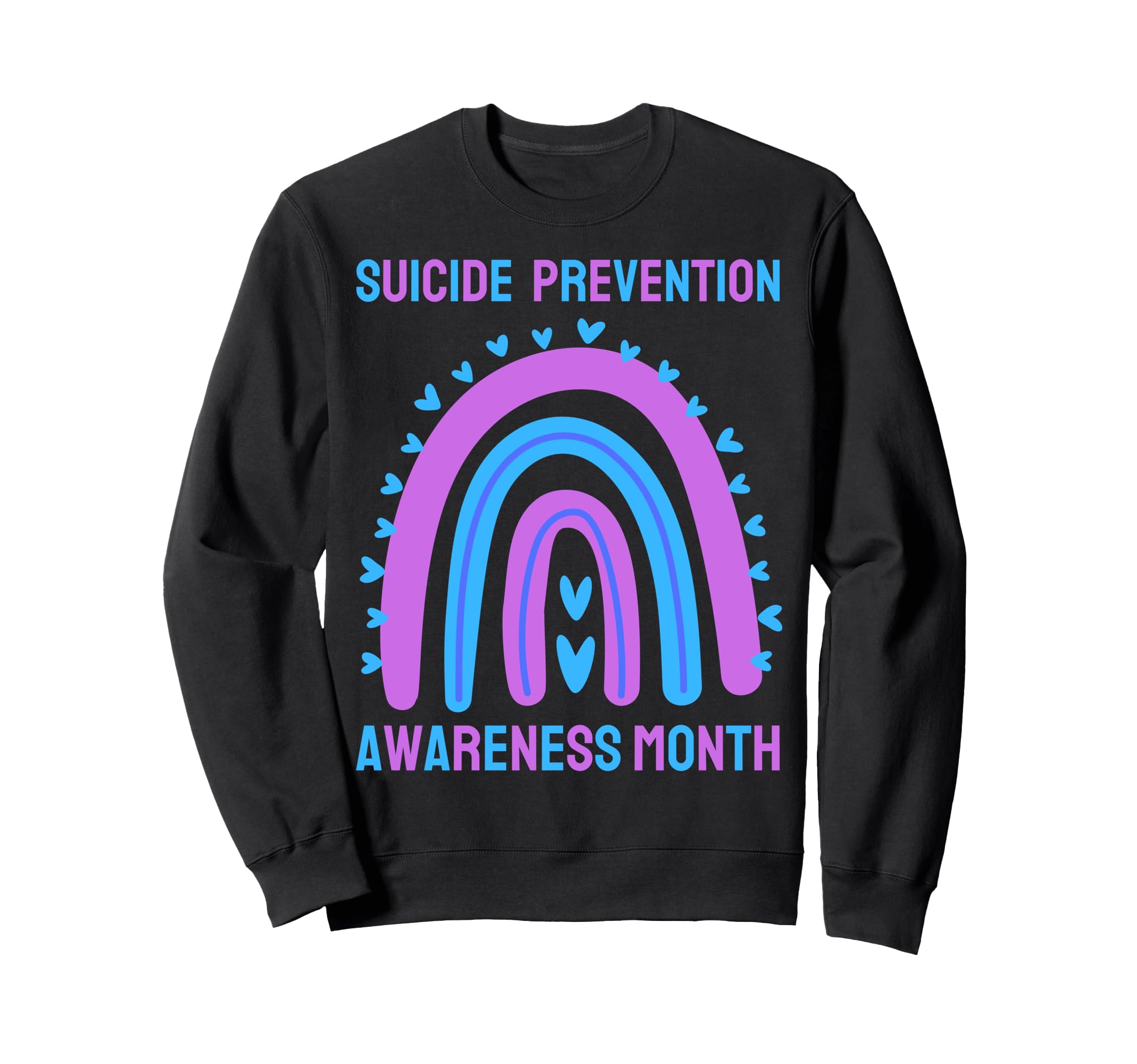 Suicide Awareness Prevention Sweatshirt - Aesthetic Graphic for Adults - T-Shirt, Sweatshirt, Hoodie
