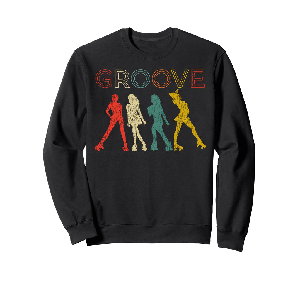 Roller Skating Skate 1970S Groove Sweatshirt - Trendy Graphic Men Women - T-Shirt, Sweatshirt, Hoodie