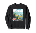 70S Distressed Hawaii Hawaiian Sweatshirt - Graphic Print Men Women - T-Shirt, Sweatshirt, Hoodie