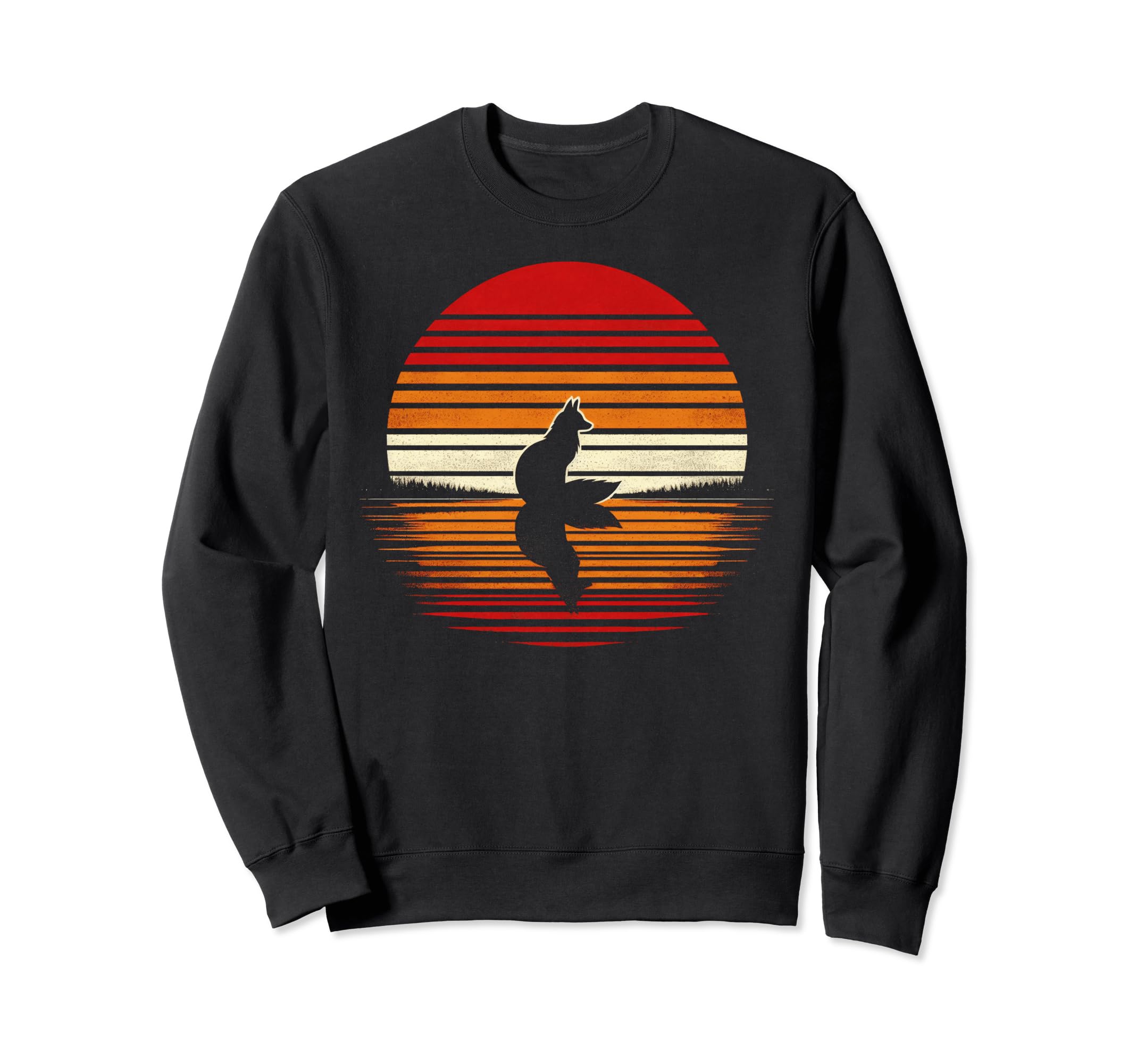 Fox Sunset Safari 70S Sweatshirt - Unique Graphic Men Women - T-Shirt, Sweatshirt, Hoodie