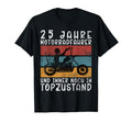 25 Years Biker 1999 Motorcycle T-Shirt - Graphic Print Unisex - T-Shirt, Sweatshirt, Hoodie