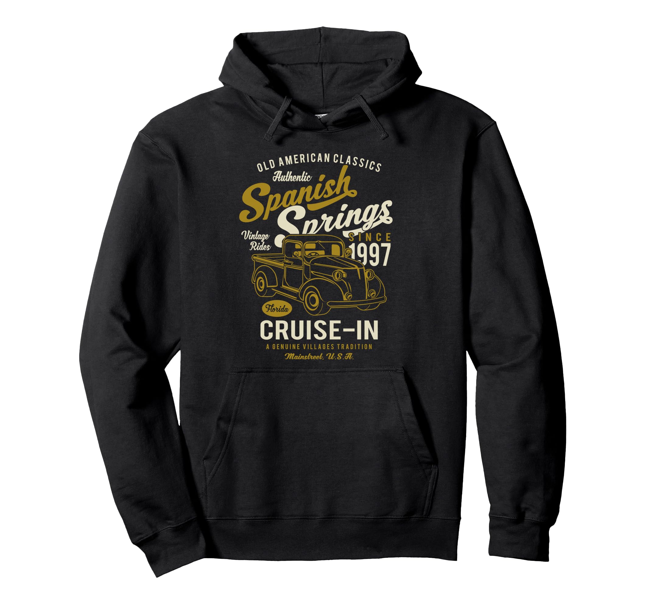 Spanish Springs Cruise Rides Villages Fl Hoodie - Novelty Apparel Unisex - T-Shirt, Sweatshirt, Hoodie