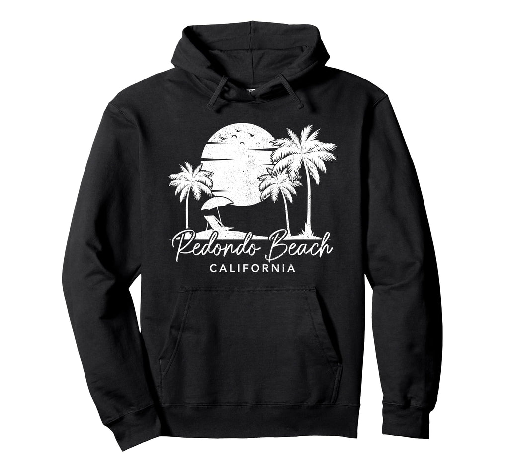 Redondo Beach California Ca Sunset Hoodie - Fun Novelty Design for Adults - T-Shirt, Sweatshirt, Hoodie