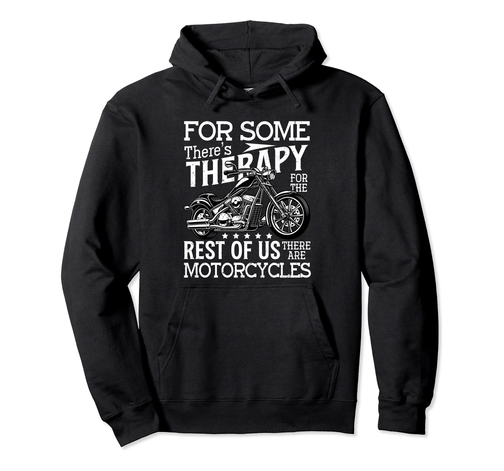 Funny Motorcycle Rider Therapy Biker Hoodie - Aesthetic Graphic Unisex - T-Shirt, Sweatshirt, Hoodie