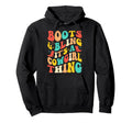 Boots And Bling Groovy Rodeo Western Hoodie - Aesthetic Graphic Men Women - T-Shirt, Sweatshirt, Hoodie