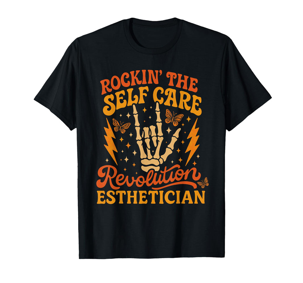 Skincare Babe Rockin Self Care T-Shirt - Custom Art Print Men Women - T-Shirt, Sweatshirt, Hoodie