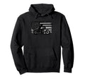 Us Flag Biker Riding Lover Motorcycle Hoodie - Unique Graphic Men Women - T-Shirt, Sweatshirt, Hoodie