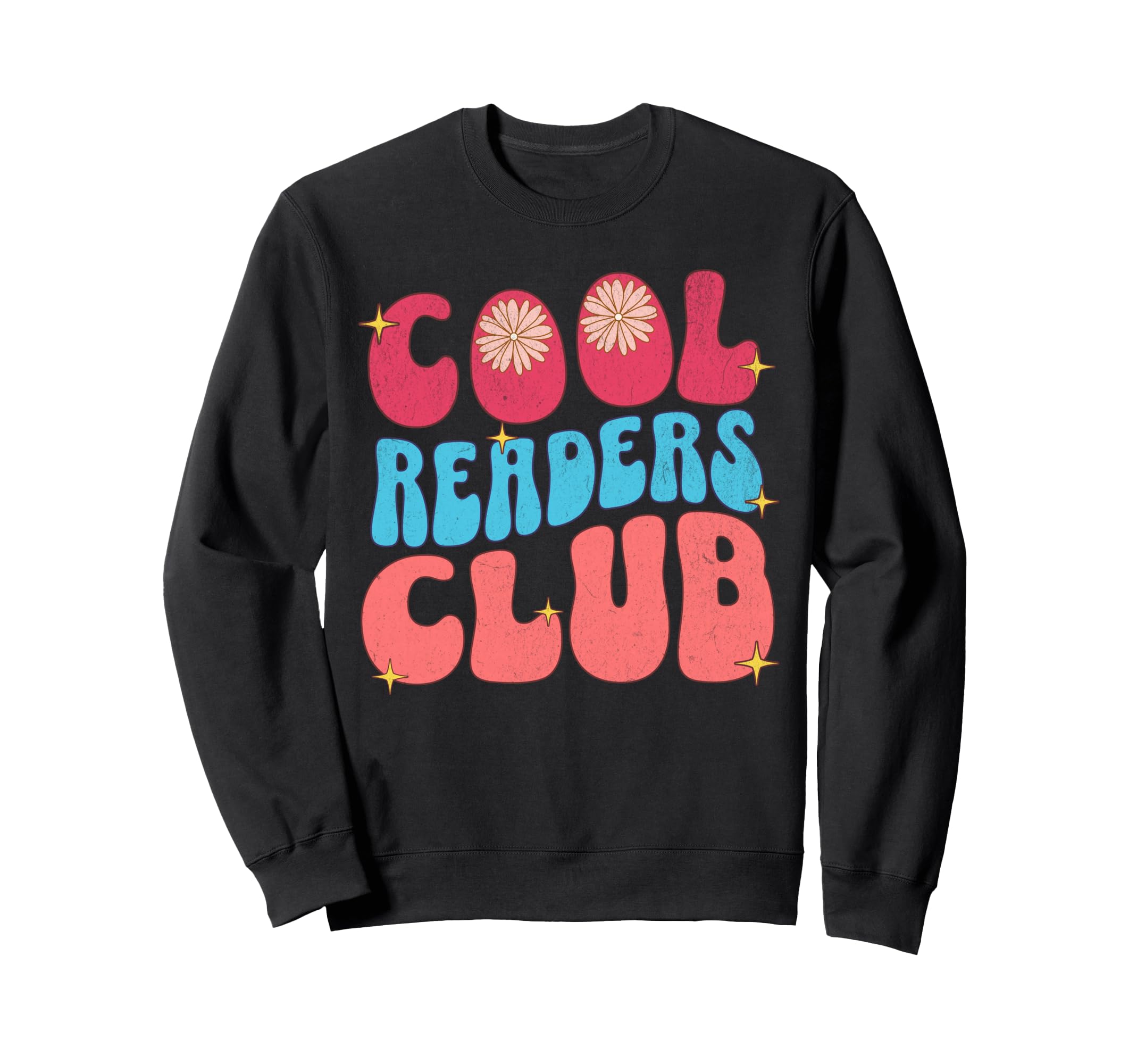Readers Club Pastel Typography Sweatshirt - Custom Art Print Men Women - T-Shirt, Sweatshirt, Hoodie