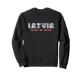 Latvia 70S 80S Type Flag Sweatshirt - Custom Art Print Unisex - T-Shirt, Sweatshirt, Hoodie